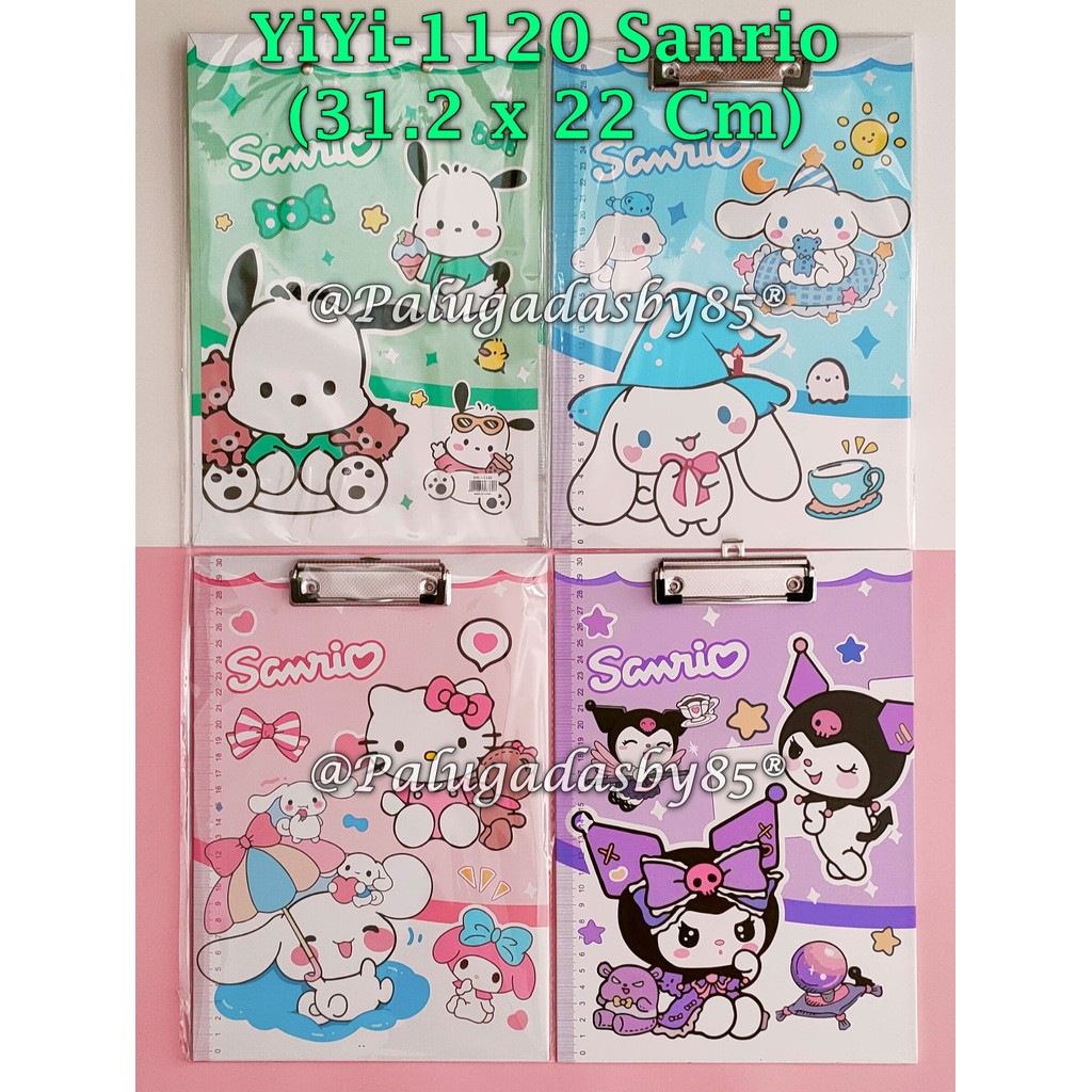

(1 Biji) Clip Board Sanrio 31.2 x 22 Cm / Papan Ujian Sanrio A4 / Clipboard GXIMP YiYi-1120 Sanrio