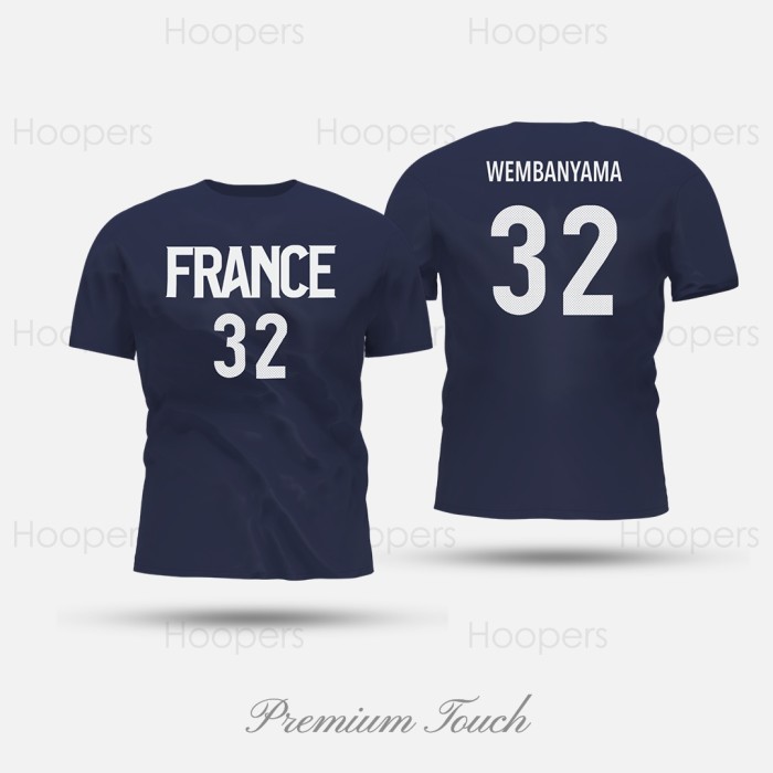 Victor Wembanyama Jersey France 2019 Navy