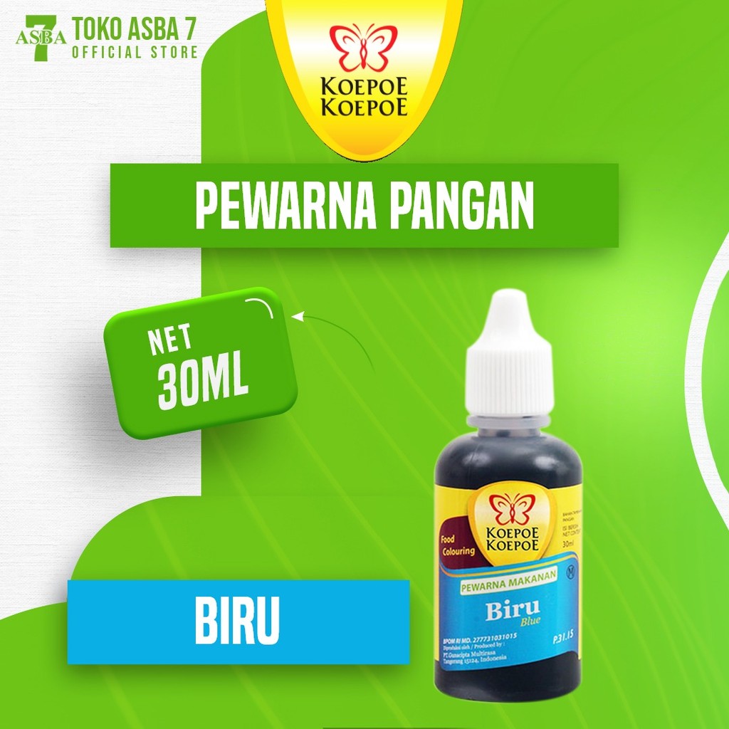 

KOEPOE KOEPOE PEWARNA PANGAN BIRU 30ML