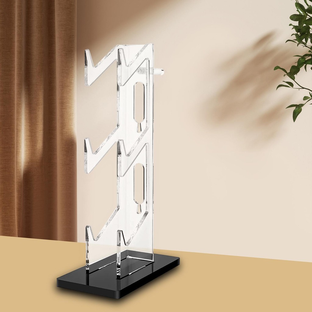 

3 Tier Controller Holder Acrylic Display Shelf Organizer Storage Decor Headset Hanger for Gamepad Display Gaming Accessories