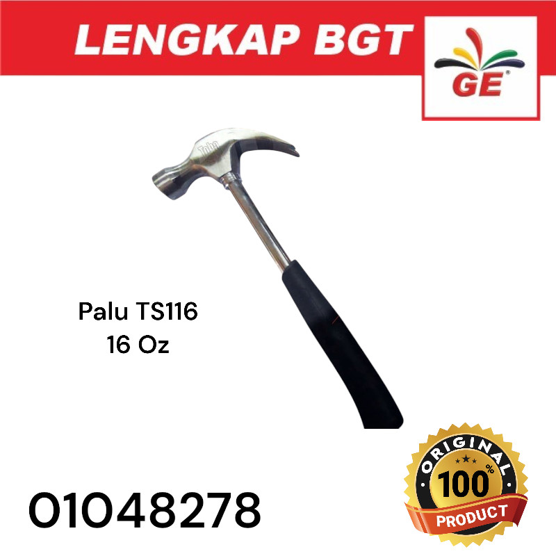 Palu Kambing TOHO 16 OZ TS116 Chrome - 01048278