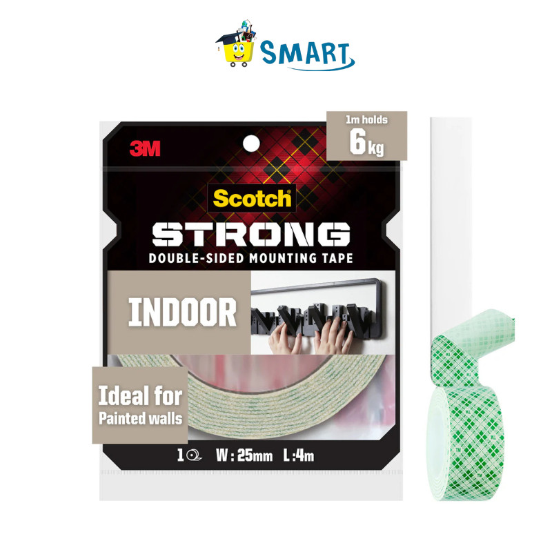 

(1BIJI) 3M INDOOR MOUNTING TAPE UKURANN 25MMX4M 110-M25/PEREKAT ISOLASI INDOOR