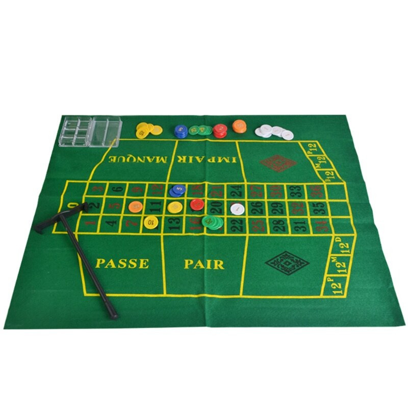 10 Inch Casino Roulette Tahan Lama Casino Set Game Board Game Kasino