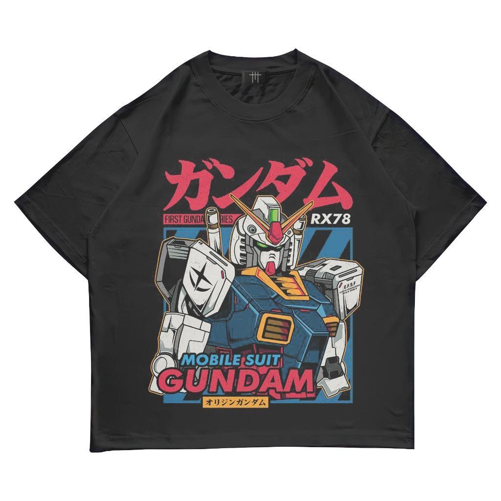 【VT】cb megalast-suit portable Gundam kaos T-shirt jeans baru tas vintage Jims honey oversize combed 