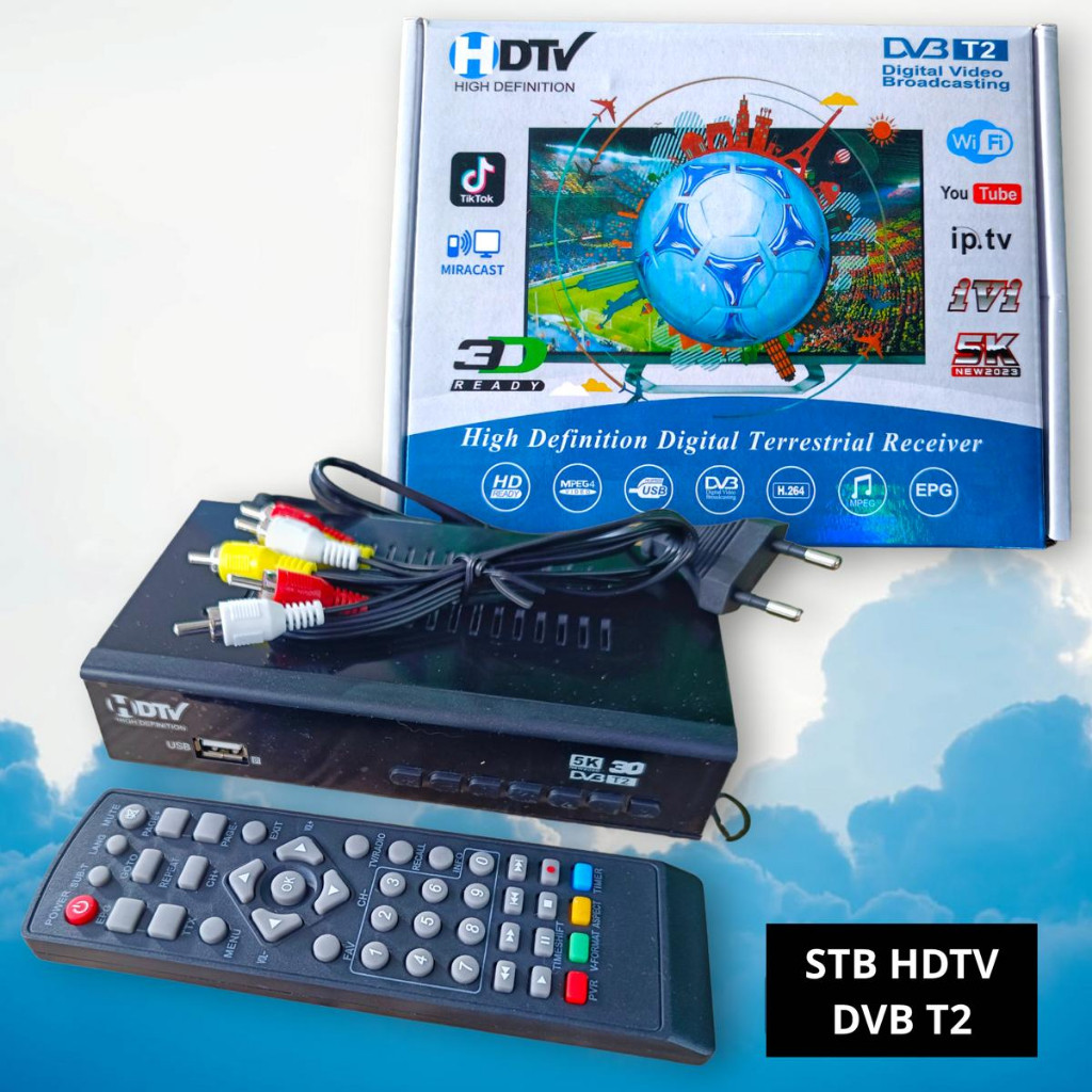 Set Top Box HD TV STB DVB T2 Digital Receiver Antena TV DVBT2 HDTV