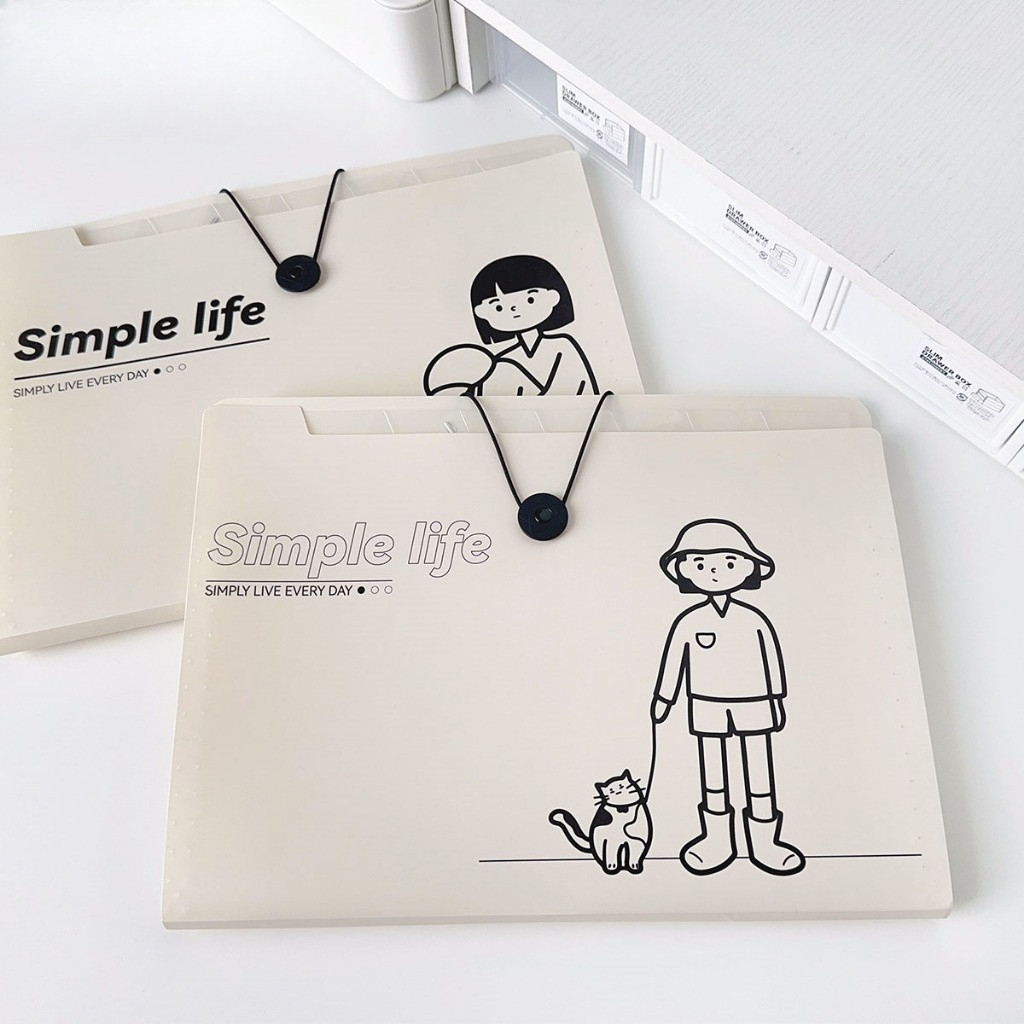 

Tas File A4 Lucu 8/12 Sekat Indeks // Document Bag A4 File Folder Organizer BB69