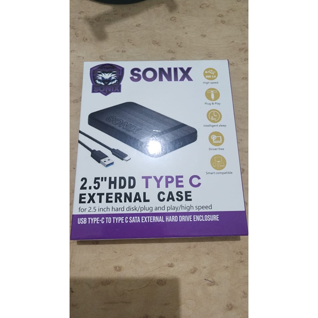 CASING CASE SSD HDD EXTERNAL ENCLOSURE USB 3.0 TYPE C