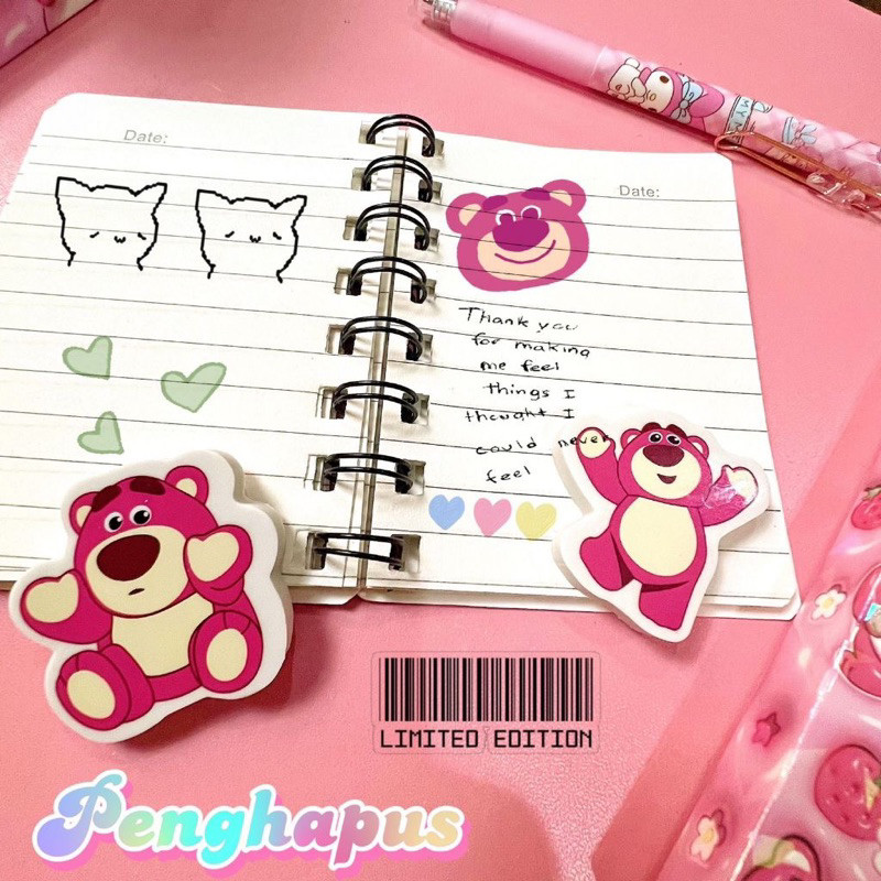 

(TOS) penghapus karakter Hapusan Motif Lotso Esaser penghapus