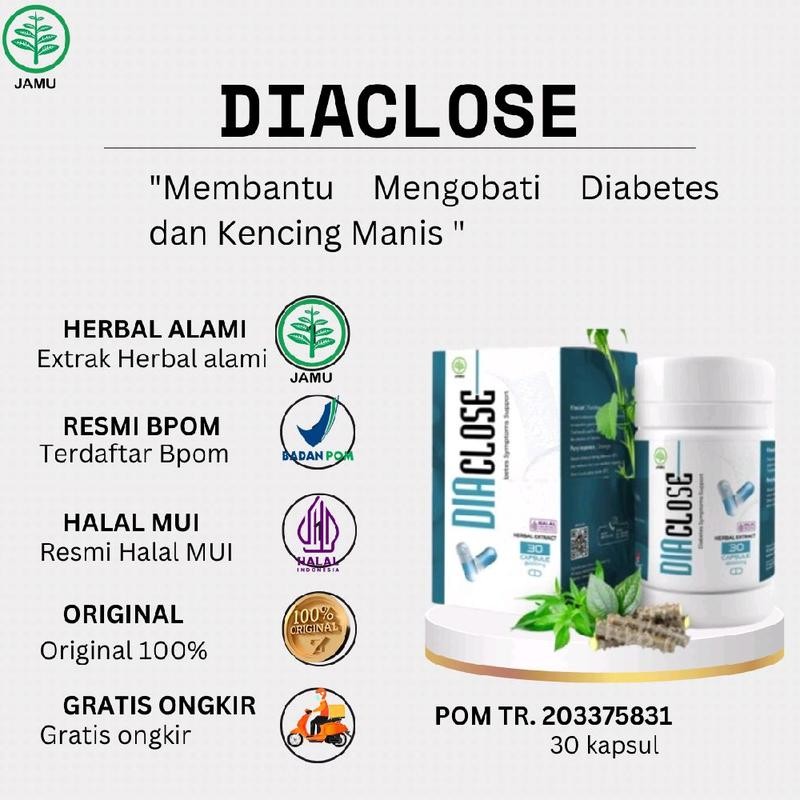 Disclose || Diaclose Asli Original 100% Obat Herbal Mengatasi Diabetes Dan Kadar Gula || Diaclose Ob