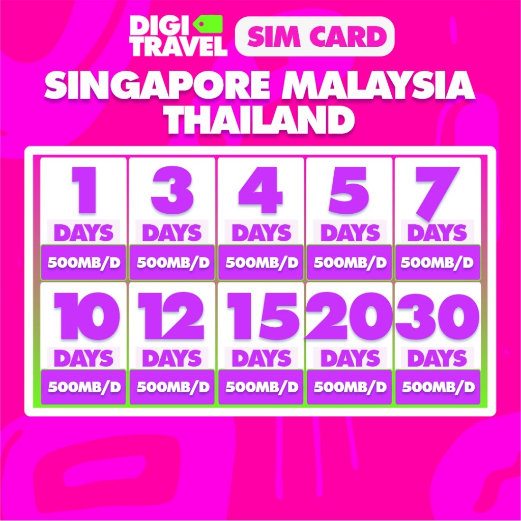 Sim Card Singapore Malaysia Thailand Indonesia | Simcard Malaysia | Simcard Singapore | Simcard Thai