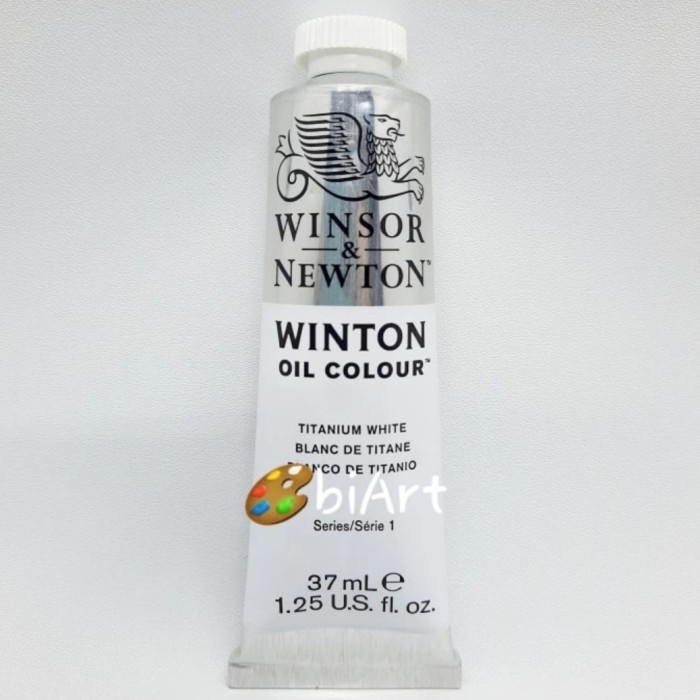 

best -Cat Minyak Winton Oil Colour 200 ml Titanium White Winsor & Newton - 37 ML