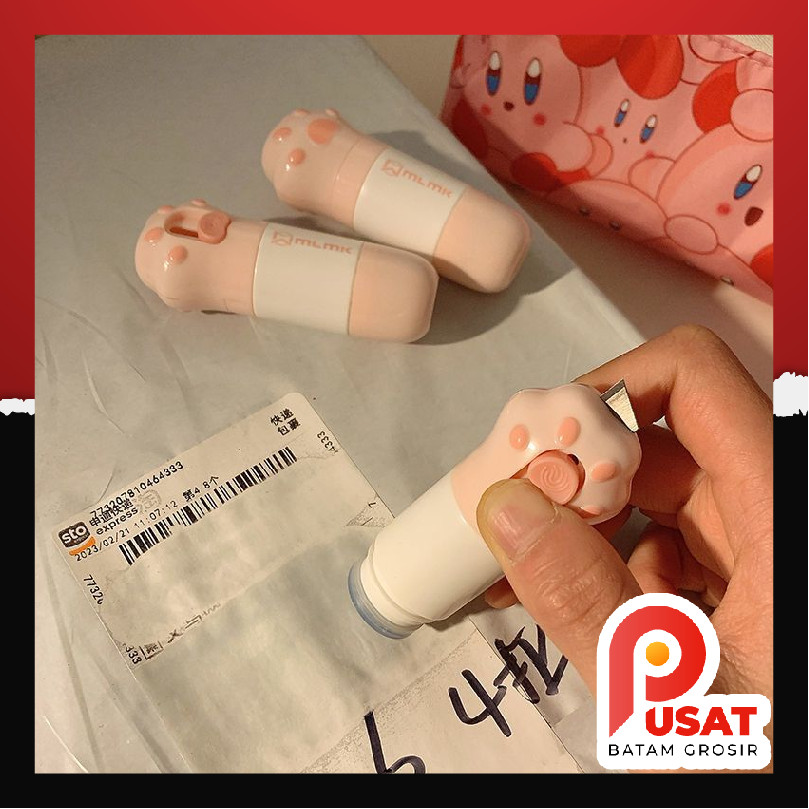 

Pusat Batam Grosir - 1253 Cutter Pembuka Paket / Penghapus Informasi Data / Receipt Remover 2 in 1