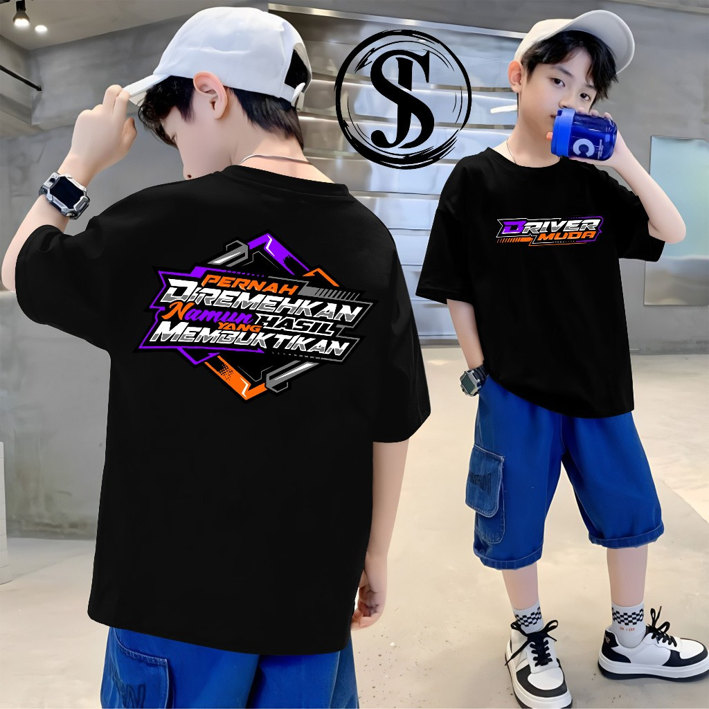 Kaos Anak Driver Muda Indonesia Keren Terbaru by Triple A Distro
