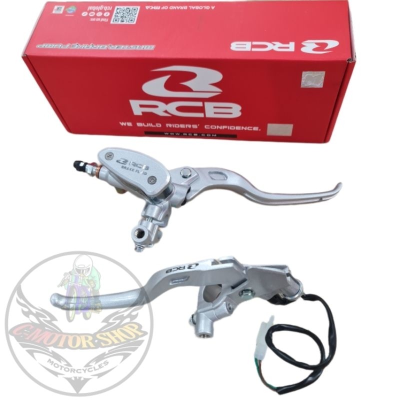 Master Rem Rcb Oval plus Handle Kiri Kopling E 2 14mm Master Rem Rcb  Kanan Kiri Kopling E2 14mm  R2