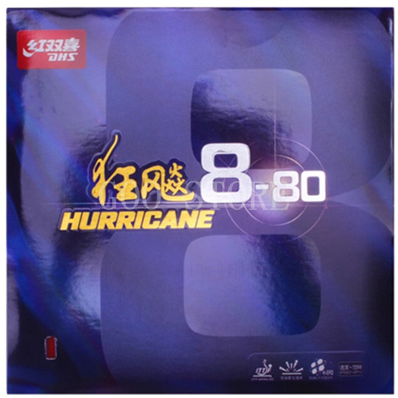 DHS Original Hurricane8-80 Hurricane 8-80 Pips-In H8-80 Table Tennis Rubber Ping Pong Tenis De Mesa 