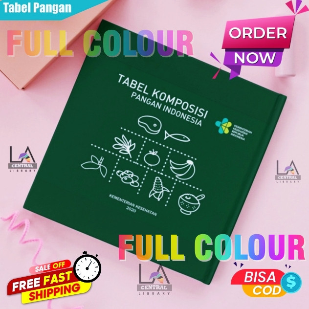 Buku Tabel Komposisi Pangan Indonesia TKPI 2020 (Size A5 WARNA)