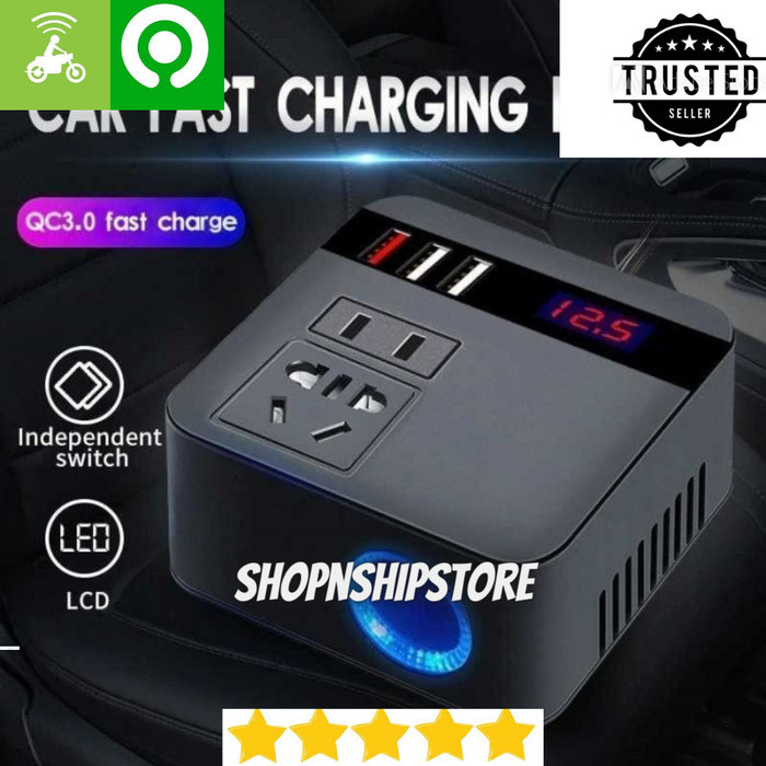 E - CAR STUFF K7 / CHARGER SERBAGUNA UNTUK MOBIL