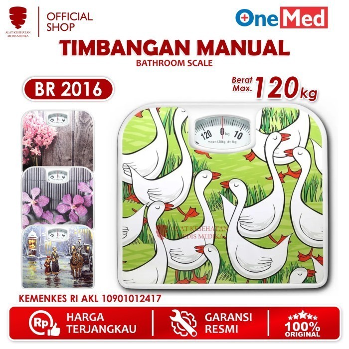 Timbangan Berat Badan Analog Jarum Alat Ukur Body Scale Manual Akurat Medis