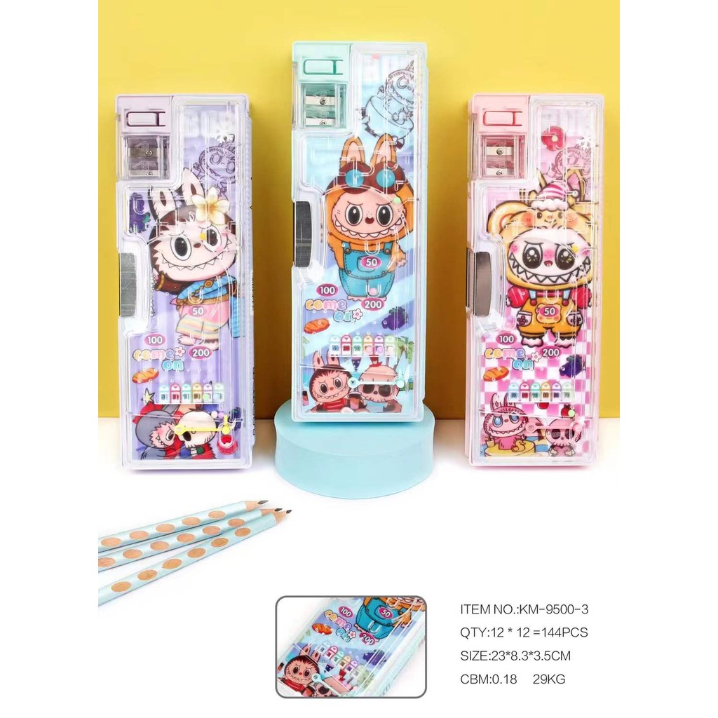 

Giggles & Goods Kotak Pensil Magnet+Sharpener+ Pinball Game Squeezy