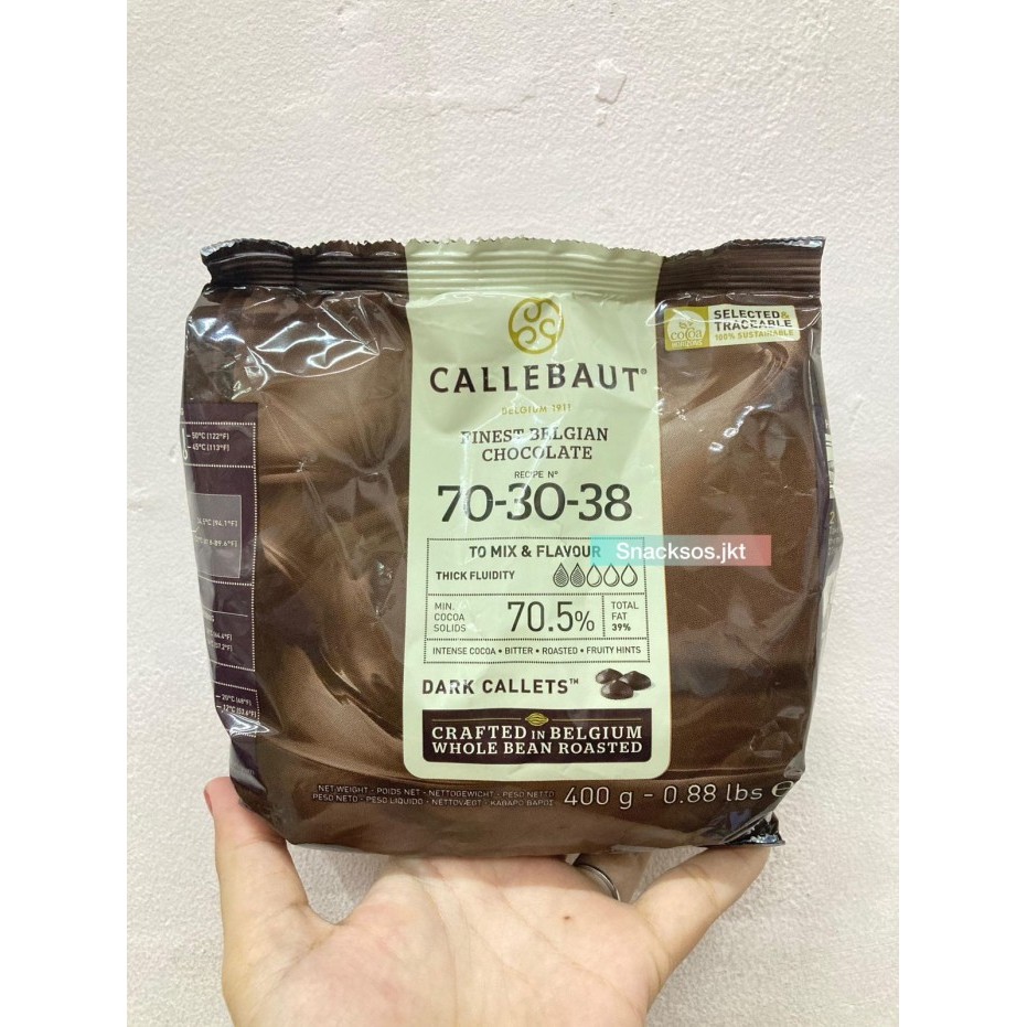 

[400GR] CALLEBAUT FINEST BELGIAN CHOCOLATE DARK CALLETS RUBY CARAMEL MILK - CALLEBAUT703080