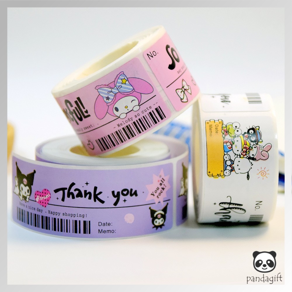 

120pcs/Roll Sticker Sanrio Kuromi Melody Cute Stiker Tape Washi Tape Masking Tape - GG0566