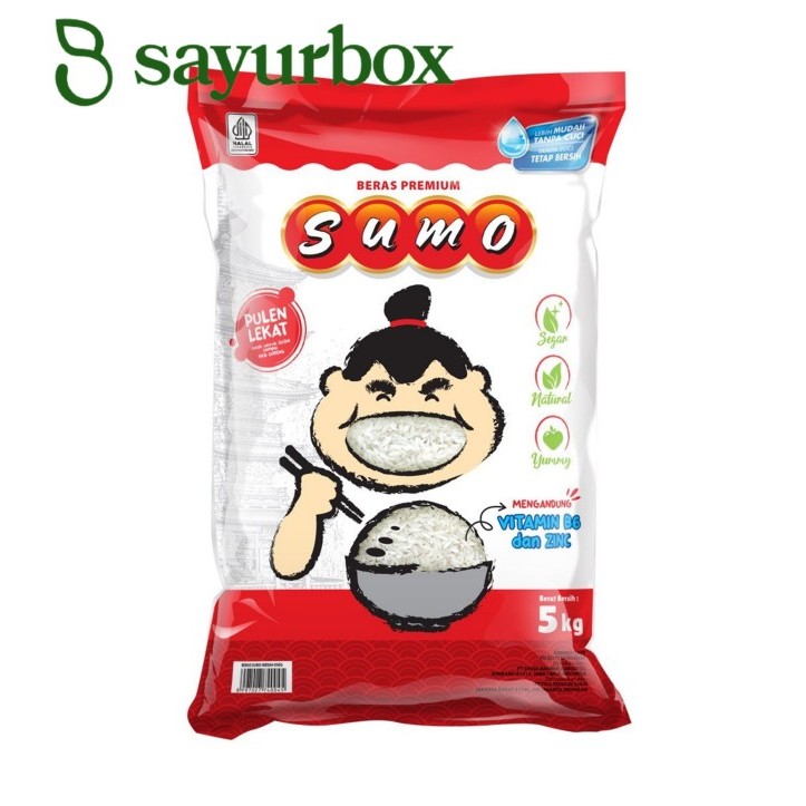 

MZ Sumo Beras Premium Merah 5 kg Sayurbox