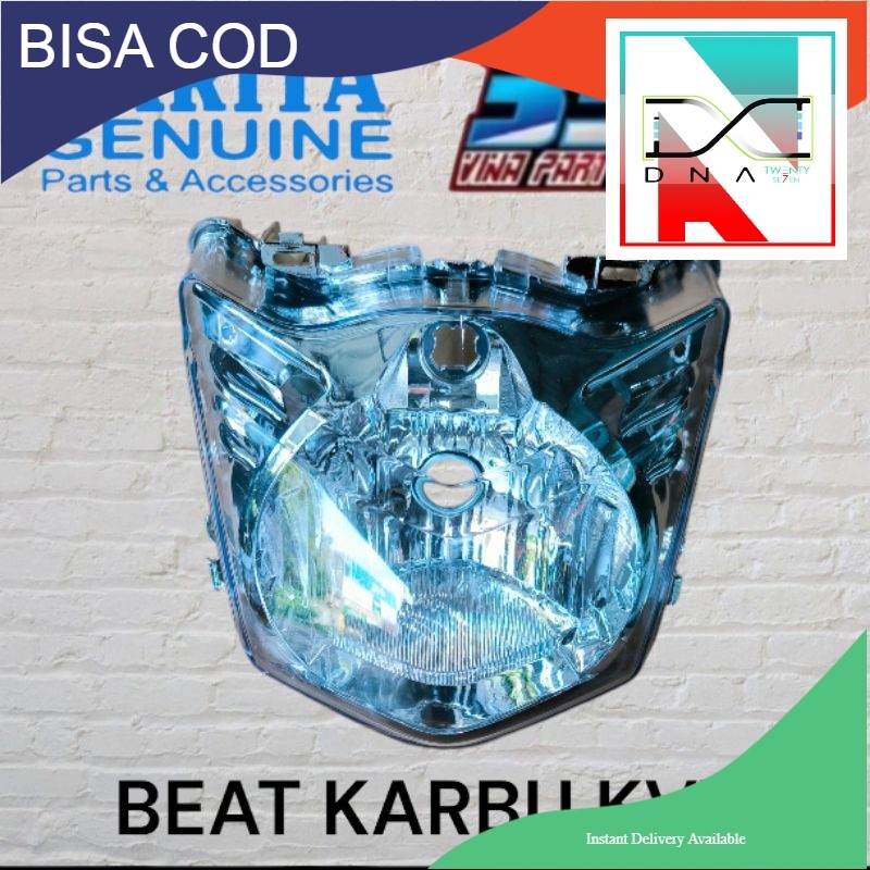 reflektor lampu depan beat karbu kvy lampu depan beat karbu