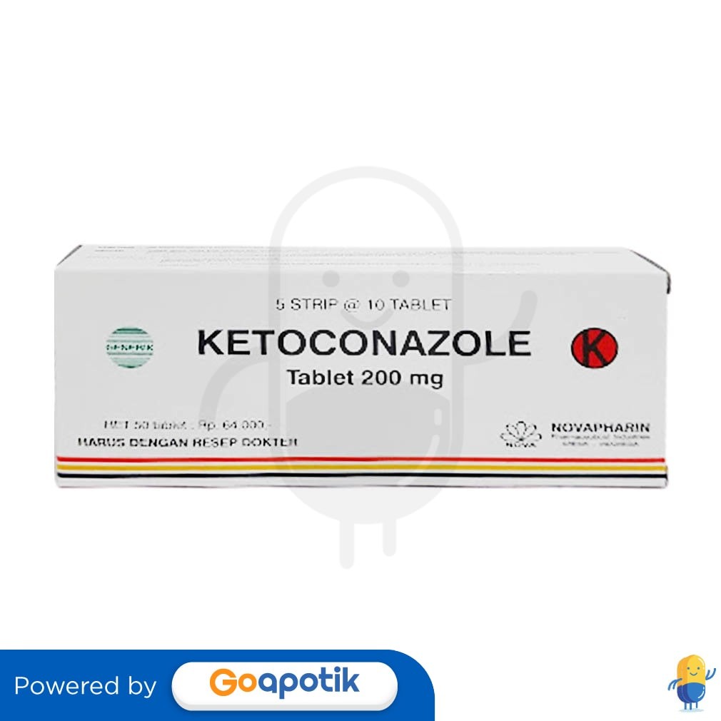 Ketoconazole Novapharin 200 Mg Box 50 Tablet