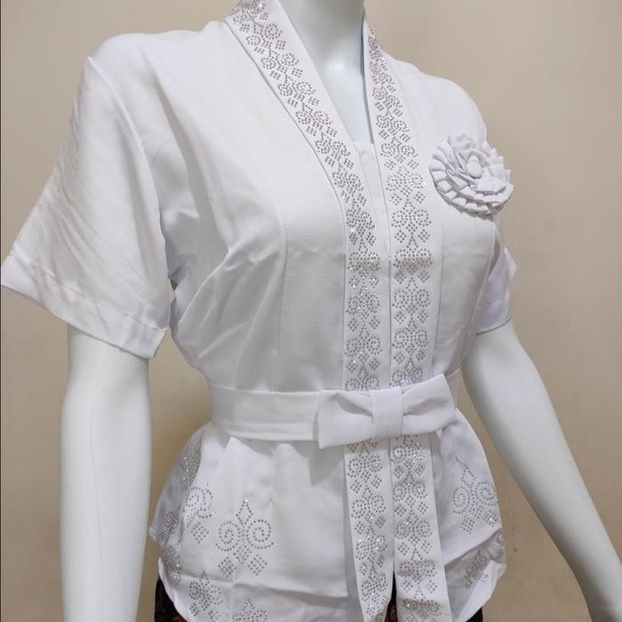 

Atasan Kebaya Kutubaru Modern Mewah Lengan Pendek Warna Putih Cerah|Maroon|Mustard Terbaru | Kutu baru Moderen Wisuda Elegan Cantik | Kabaya Wanita Dewasa Acara Pesta Kondangan Lamaran Tunangan Akad Nikah Kekinian Lisa - Putih Cerah, XXL