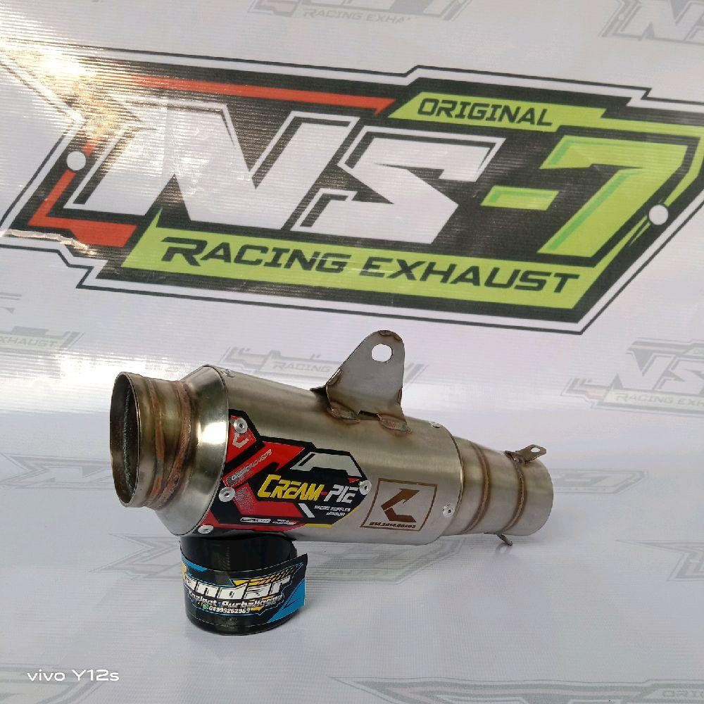Knalpot Slenser Creampie CP3 inlet 50mm  model Terbaru