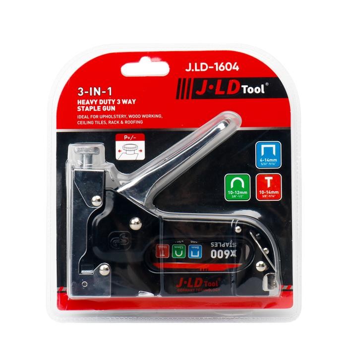 

JLD Staples Tembak 3 in 1 Heavy Duty Staple Gun - Binder Stationery - 1604