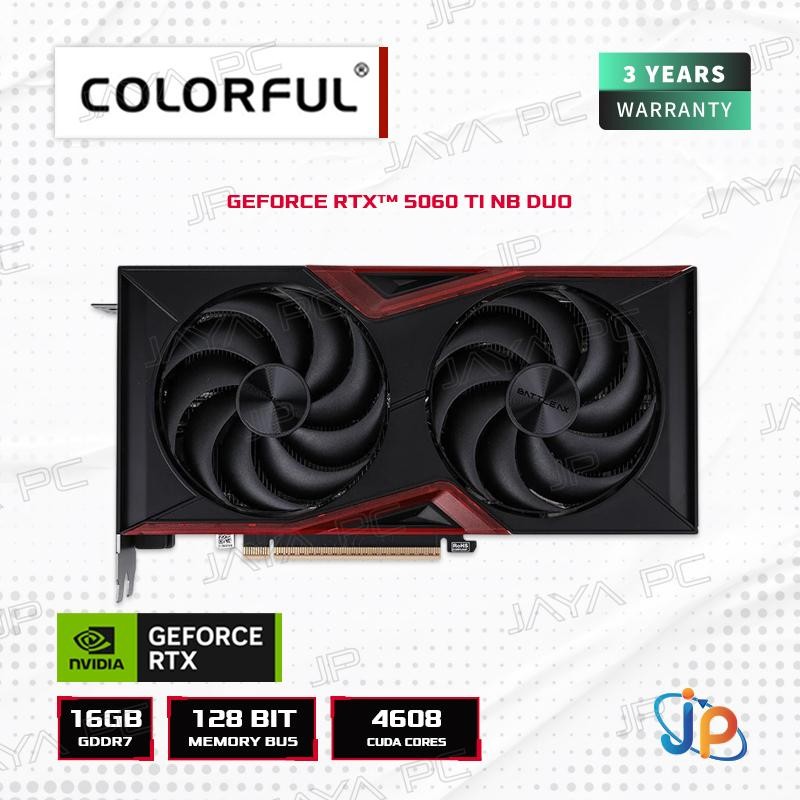 VGA Colorful BATTLE-AX GeForce RTX 5060 Ti NB Duo 16GB - 16 GB GDDR7