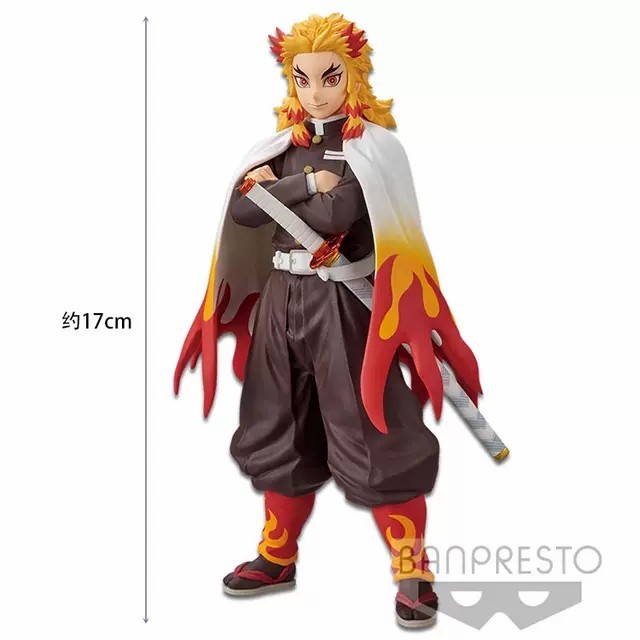 SALE - Kyojuro Rengoku Fure Dxf Anime Kimetsu No Yaiba Statue Demon Slayer