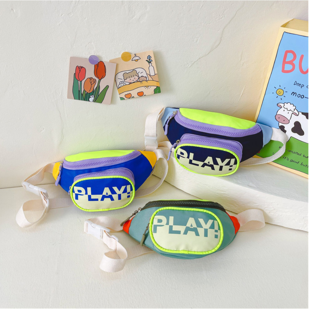 Tas Pinggang Waist Bag Anak Import Premium Bagus / Tas Selempang Jalan-Jalan Anak Laki-Laki Kekinian