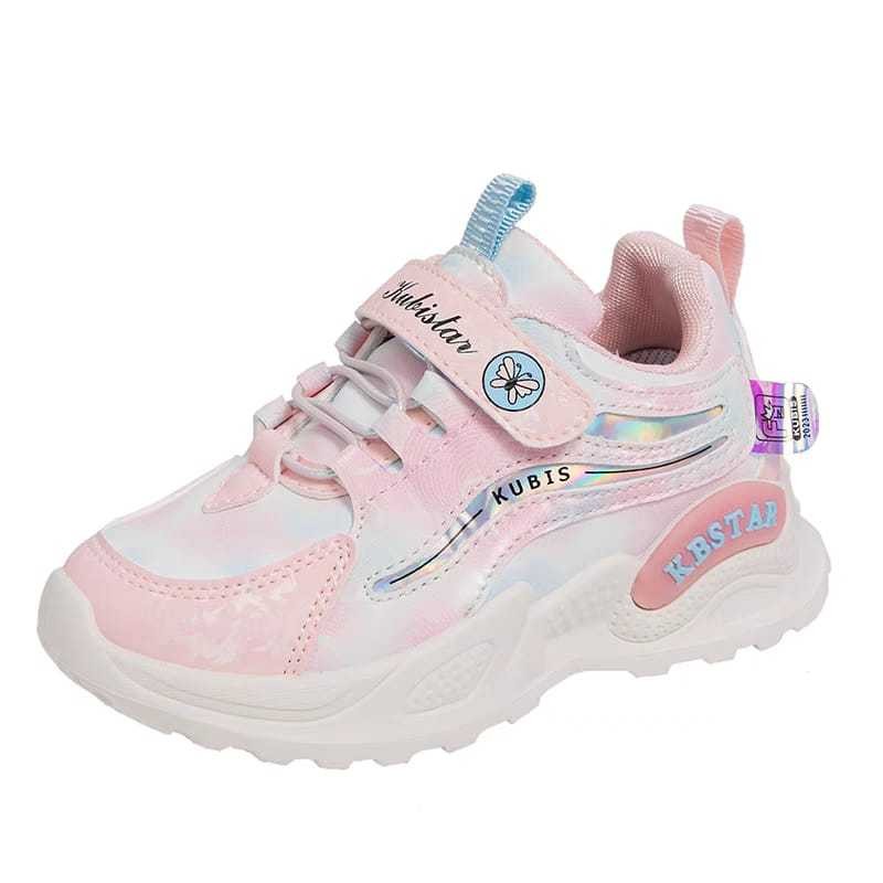 Sepatu Sneakers Anak Cewek Trendy Terbaru Motif Butterfly LV0638