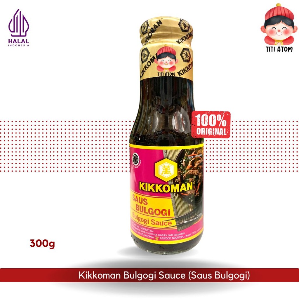 

Kikkoman Bulgogi Sauce Saus Kecap Bumbu Masak Dapur 300g