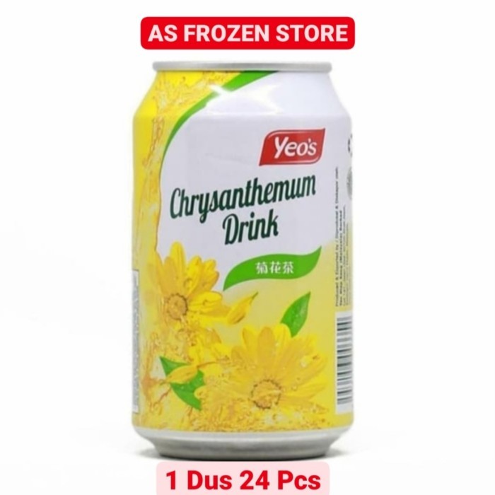 

Yeos Chrysanthemum Tea 300ml / Teh Bunga Krisan 300ml Can 1 Dus 24 Pcs