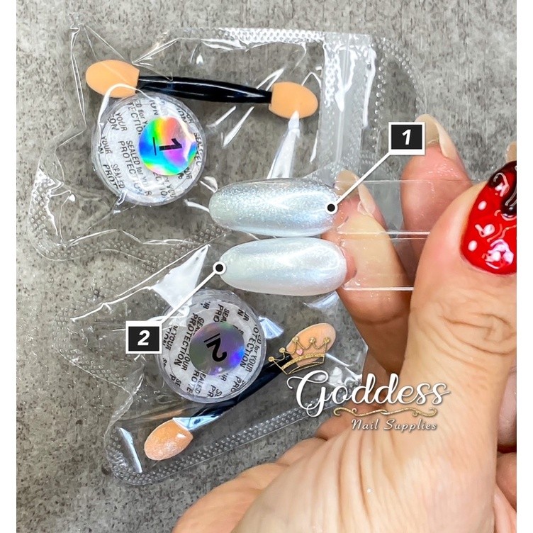PEARL CHROME NAIL ACCESORIES SERBUK KUKU DOUGNAT GLAZE