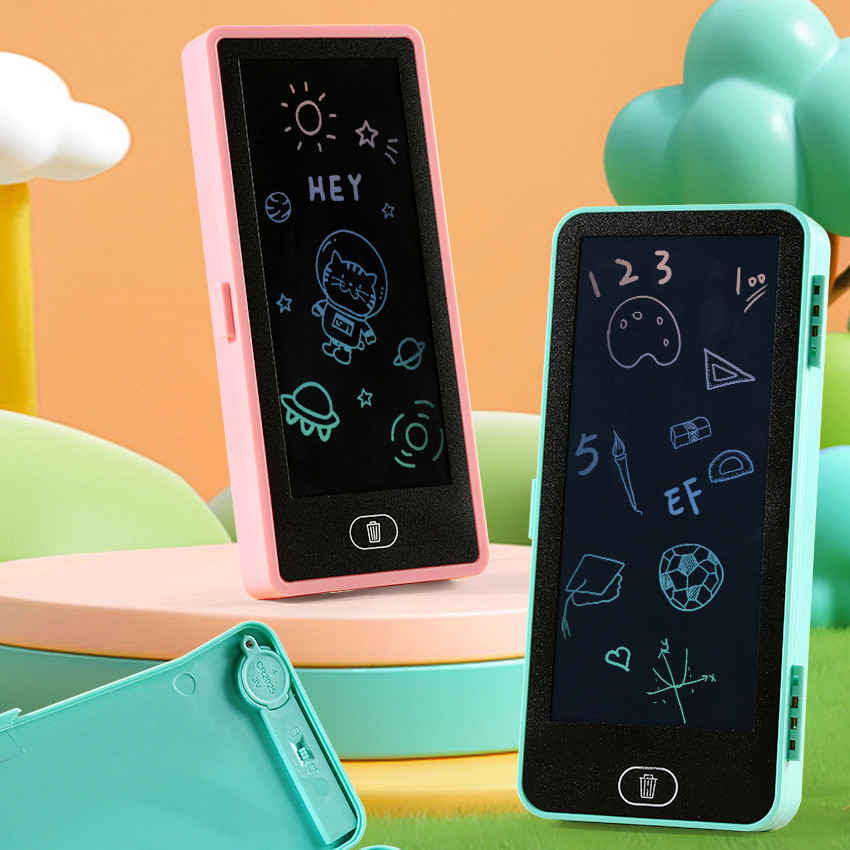 

BEST! KOTAK PENSIL DENGAN LCD WRITTING PAD DRAWING PAD FREE PENCIL PAD / KOTAK PENSIL 2IN1 MULTIFUNGSI