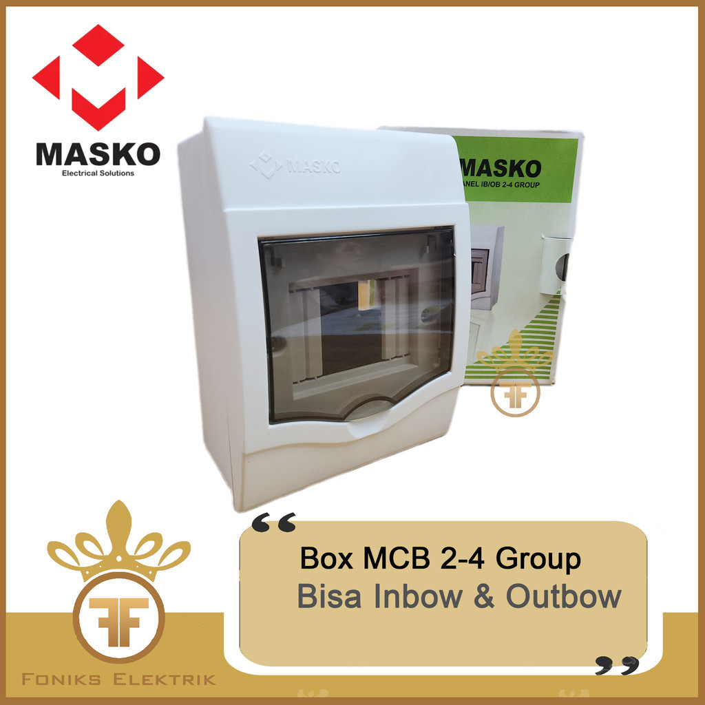 MASKO BOX MCB 2-4 GROUP BISA DIPASANG INBOW ATAUPUN OUTBOW