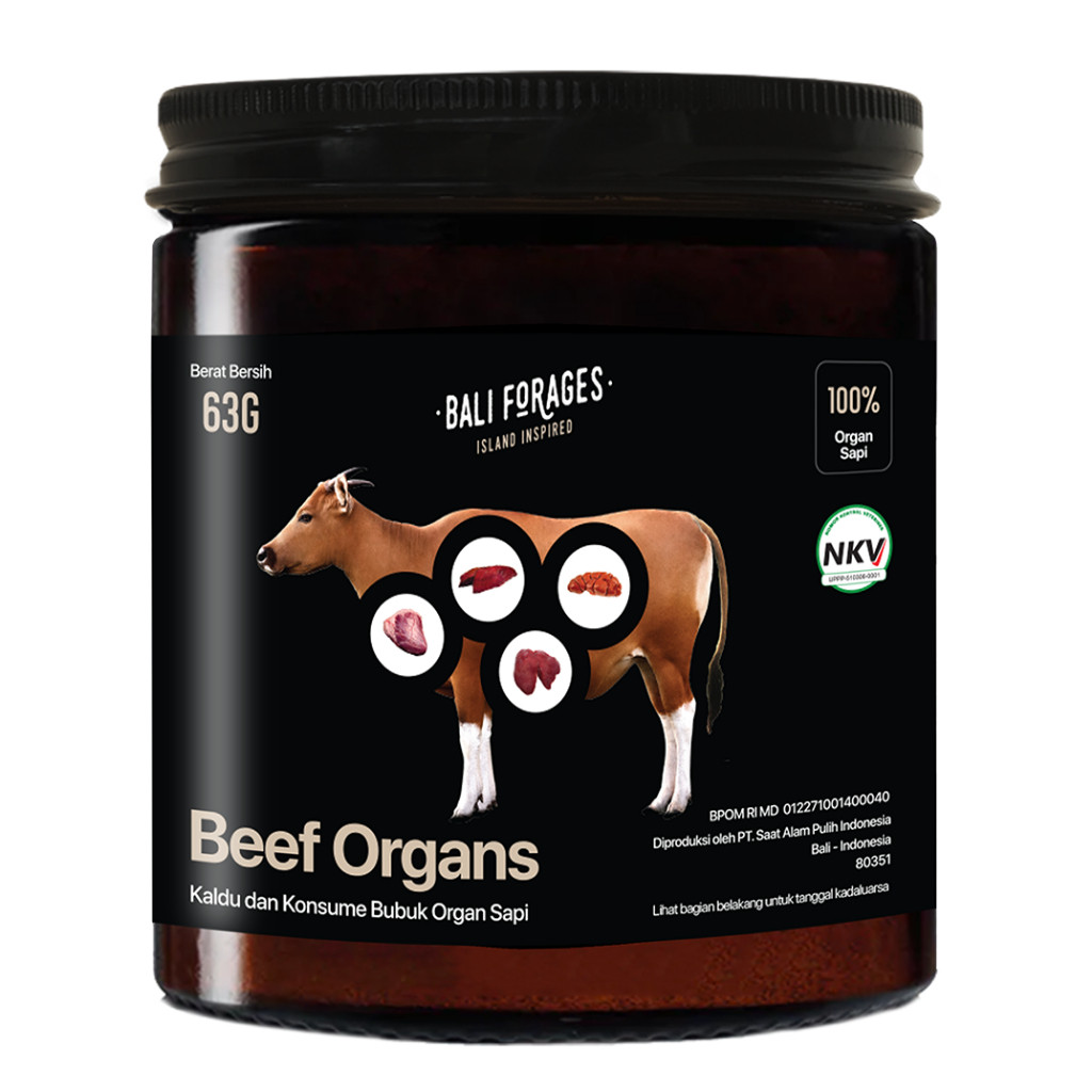 

Grass-Fed Organic Beef Organs (One month's supply) - Makanan Super