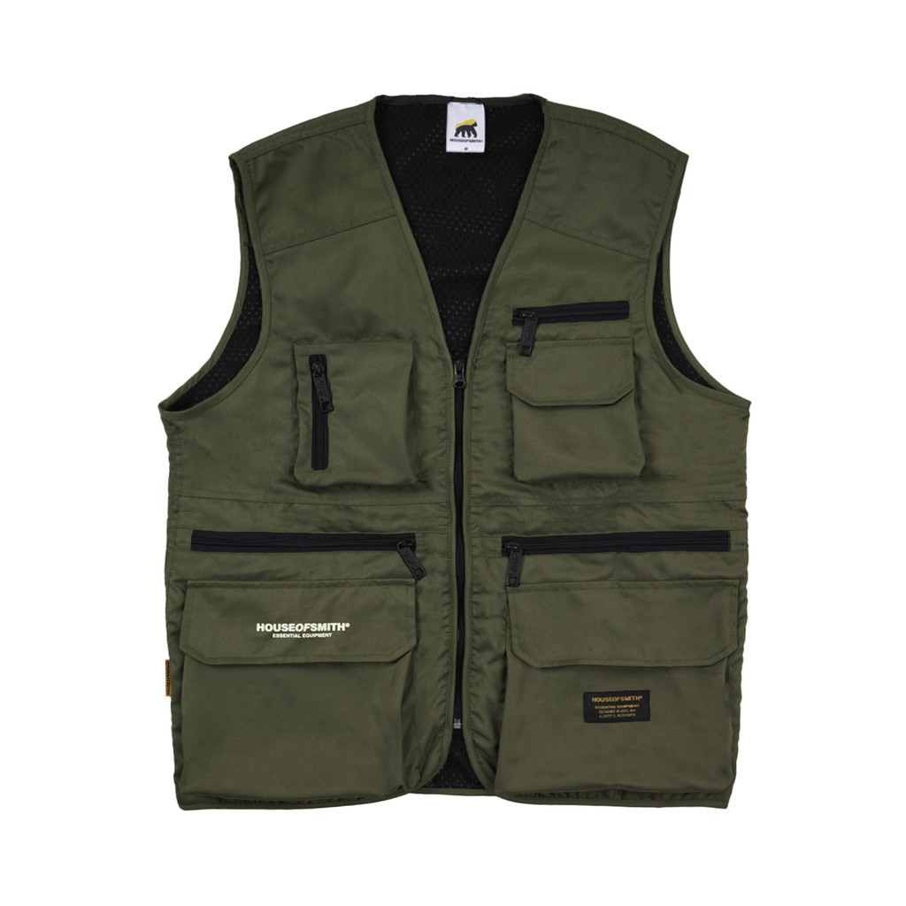 House of Smith Vest Pria - Soren Utility Vest - Rompi