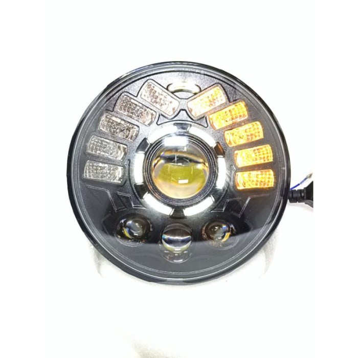 LAMPU BILED DAYMAKER 7 INCH LED LUMINOS SUDAH STANDAR LOGO DOT SAE