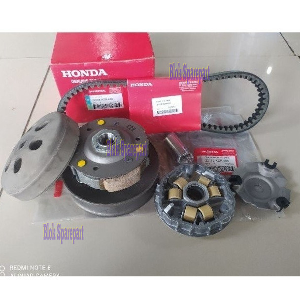 PAKET PULL SET CVT HONDA VARIO 125 OLD/VARIO 125 LED (KZR)