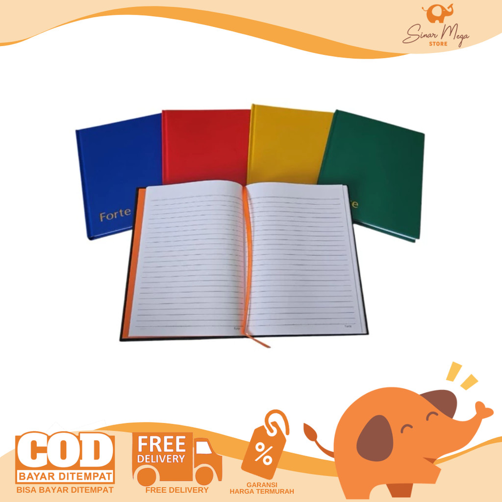 

Forte Buku Hard Cover Kuarto dan Folio 100 lembar