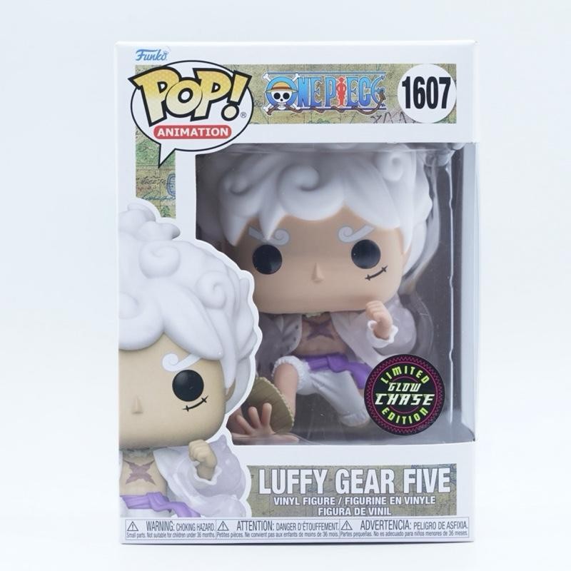 Funko Pop Pop Animation 1607 Luffy Gear Five One Piece Glow Chase Limited Edition ORIGINAL Vynil Fig