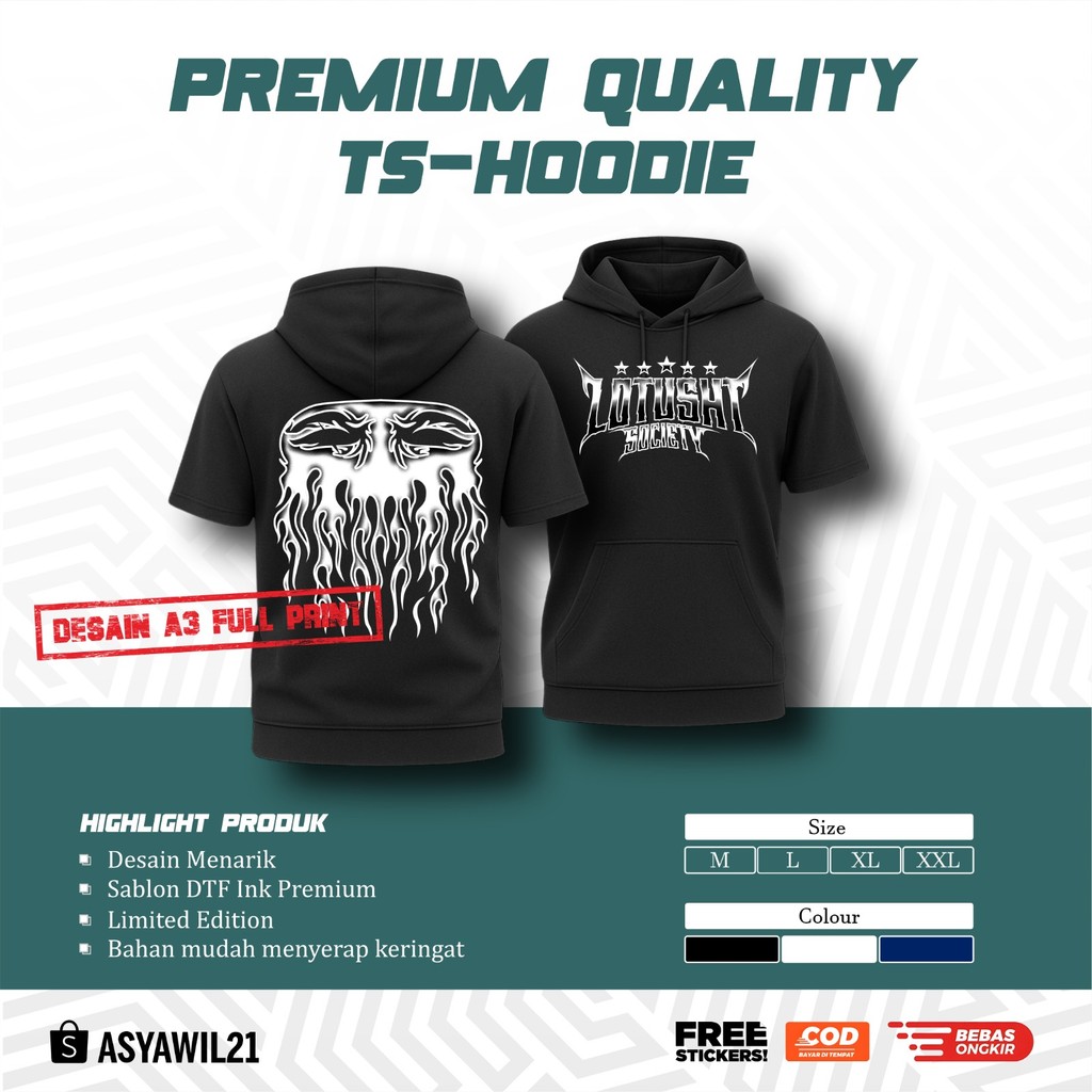 Ts-HOODIE PSHT LOTUSHT SOCIETY TS HOODIE PSHT TERBARU - TS HOODIE SH TERATE - TSHOODIE PSHT SIMPEL