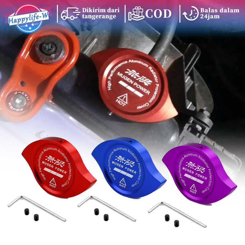 Tutup Radiator Mugen Radiator Cap Radiator Cap Tutup Radiator Arm Mobil Motor Universal
