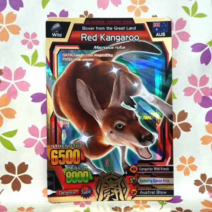 great animal kaiser gold red kangaroo versi 2