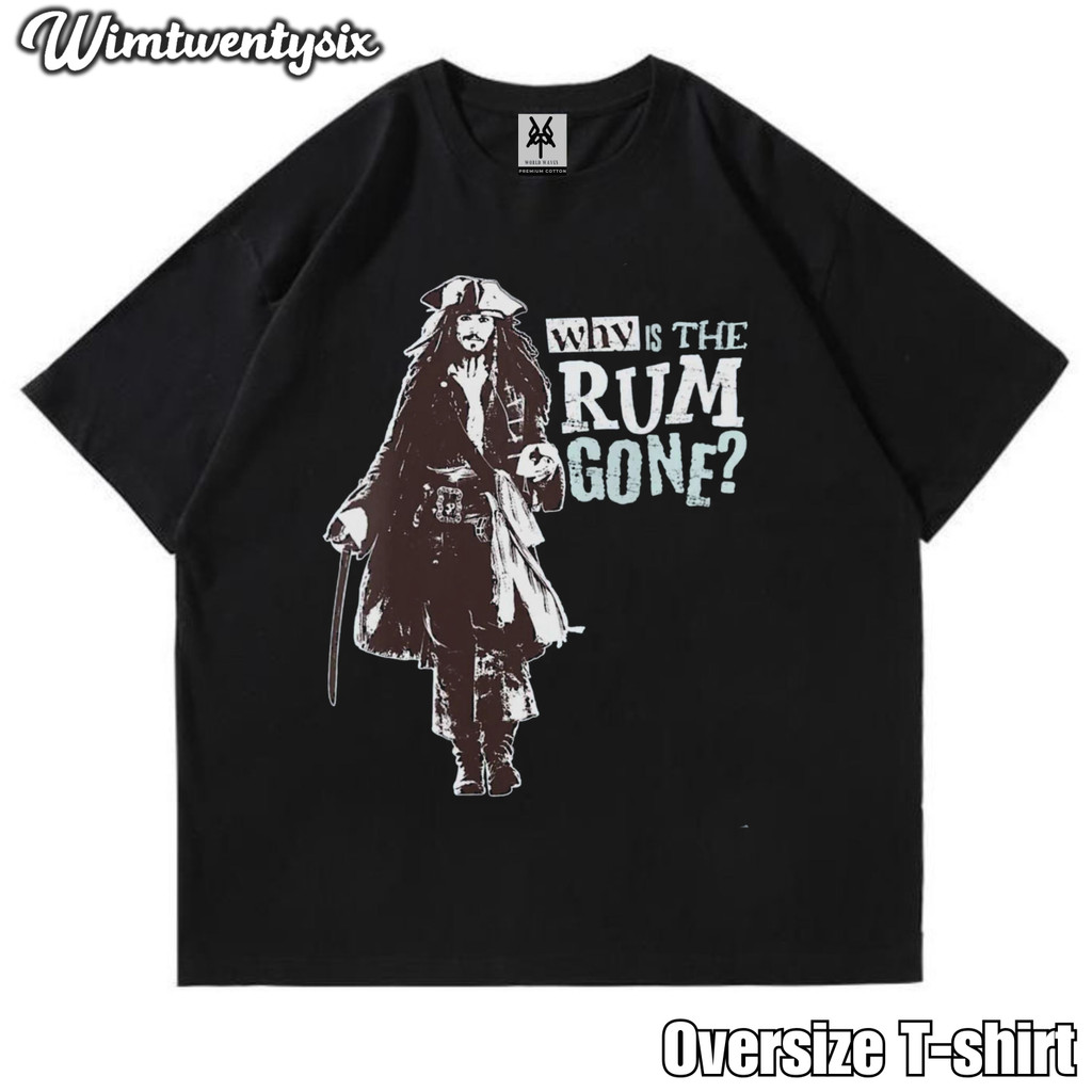 KAOS OVERSIZE | VINTAGE | T-SHIRT OVERSIZE | KAOS PIRATES OF CARIBBEAN